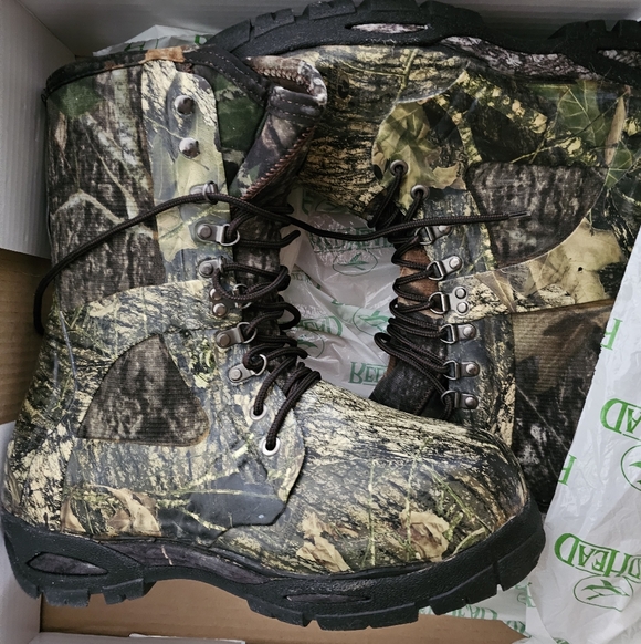 Mossy Oak Glacier Camouflage Hunting Boots Size 9Nwot